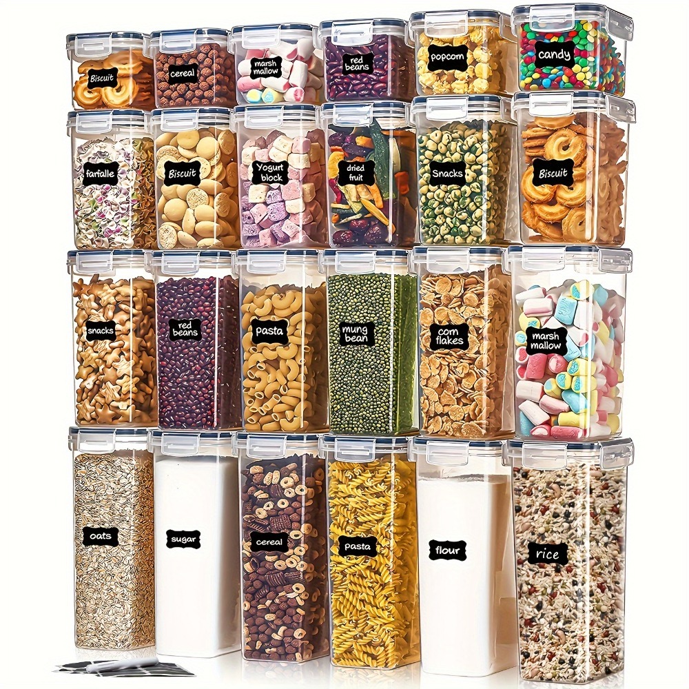 Kitchen Appliances Organizer - 24 adet gıda saklama kapları 12