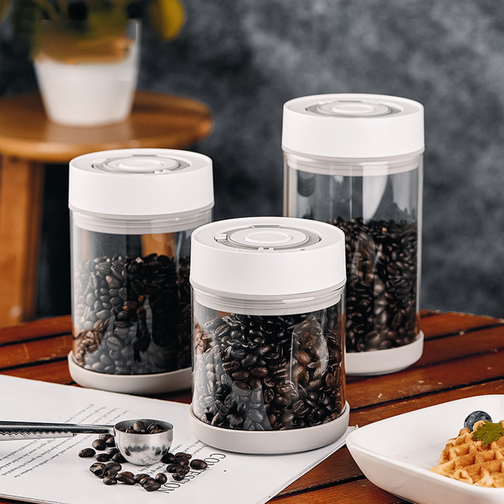 Kitchen Appliances Organizer - Mutfak Nem Geçirmez Cam Kahve Çekirdeği
