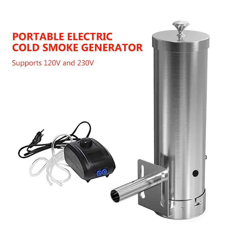 Electric Smoker Bbq - Kapaklı ve Hava Pompalı Taşınabilir Elektrikli