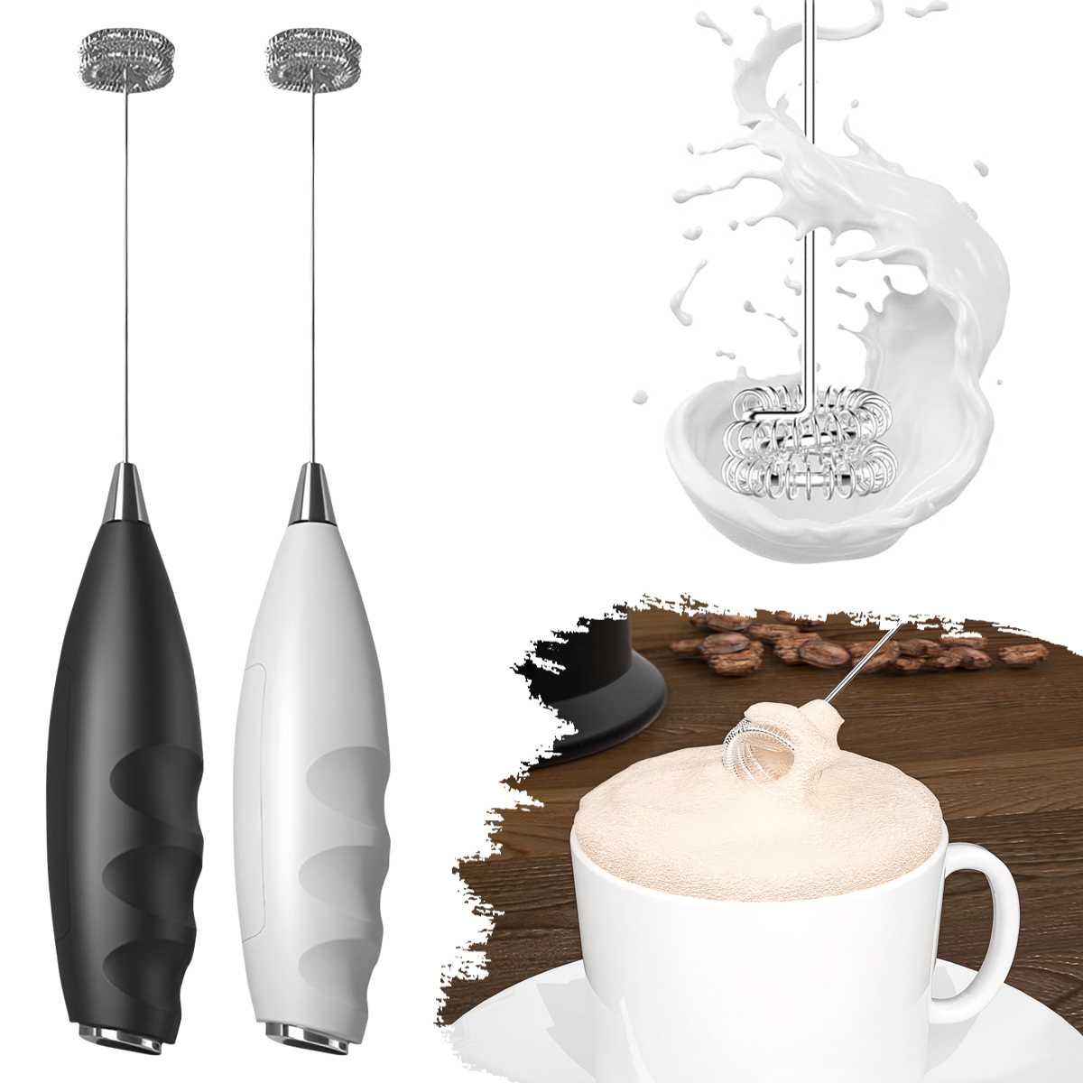 Kitchen Appliances Unit - Kahve Elektrikli Süt Köpürtücü Elektrikli Çırpıcı