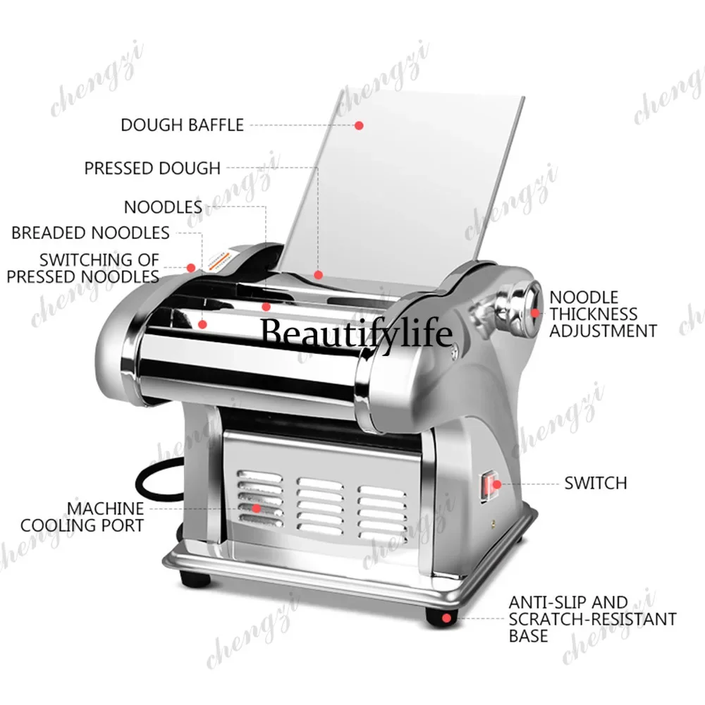 Pasta Machine Electric - N138 Elektrikli Erişte Yapma Makinesi Hamur