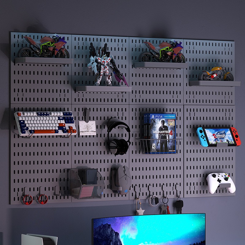 Kitchen Appliances Organizer - Delme Gerektirmeyen Duvara Monte Depolama Pegboard