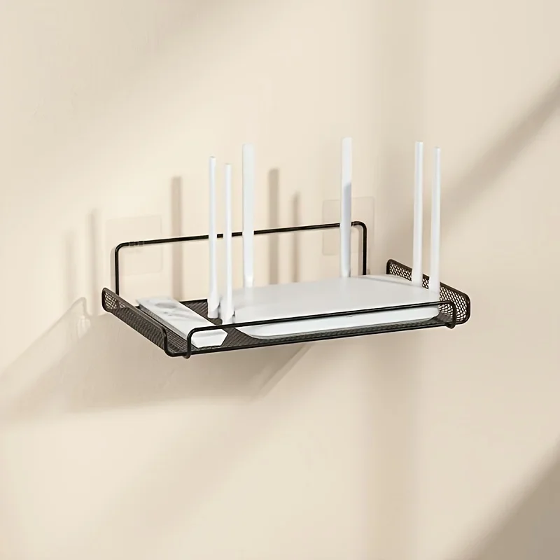 Kitchen Appliances Organizer - Paslanmaz Çelik Router Rafı Deliksiz WiFi