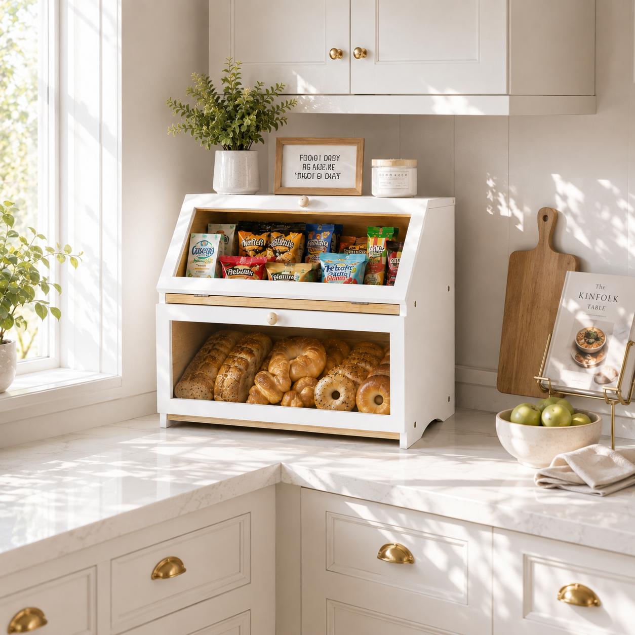 HOMEKOKO Çift Katmanlı Mutfak  - Kitchen Appliances Organizer incelemesi ve fiyatı