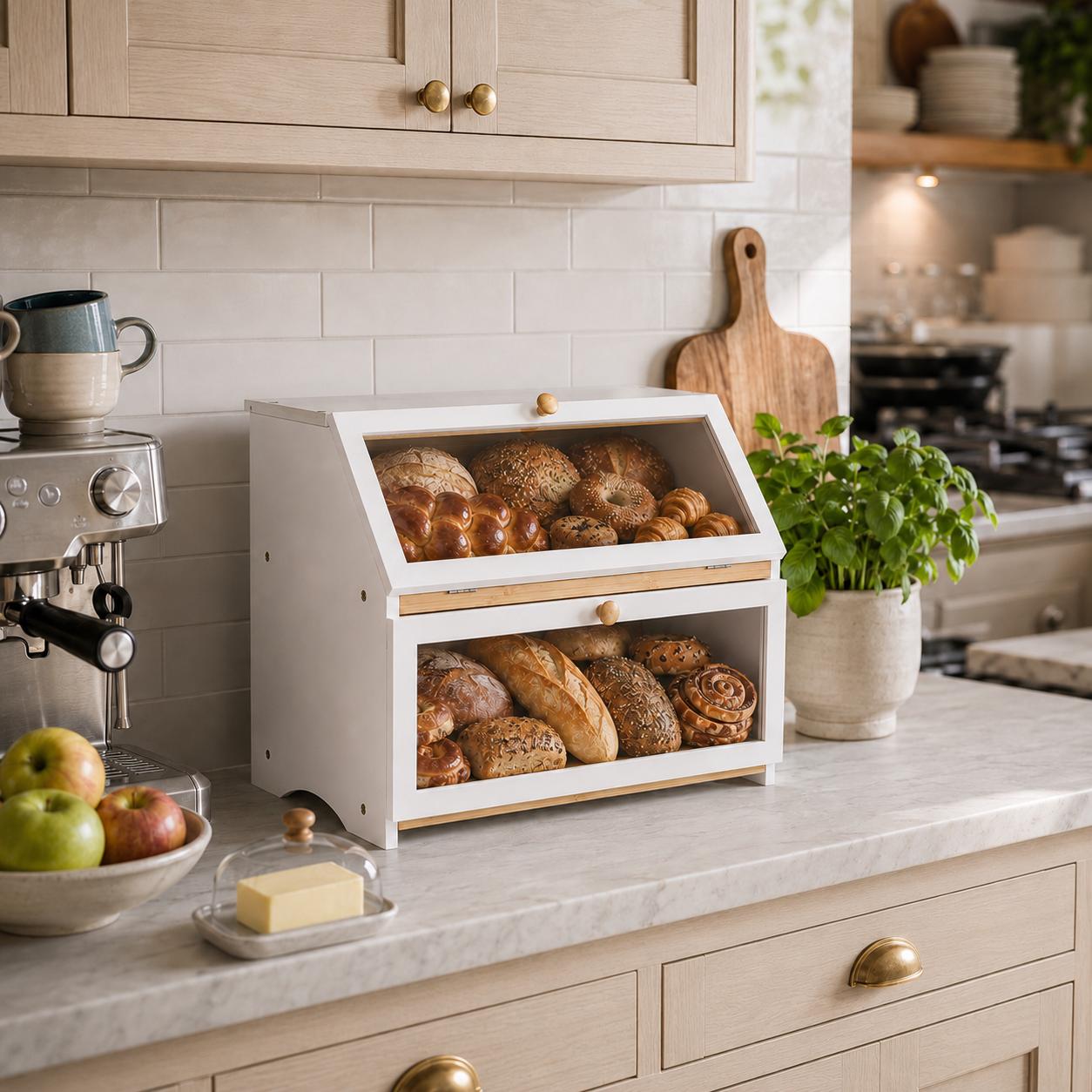 HOMEKOKO Çift Katmanlı Mutfak  - Kitchen Appliances Organizer incelemesi ve fiyatı