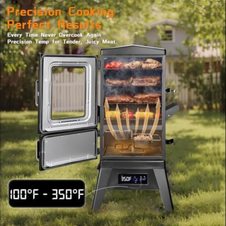 Dış mekan barbeküsü için büyük - Electric Smoker Bbq incelemesi ve fiyatı