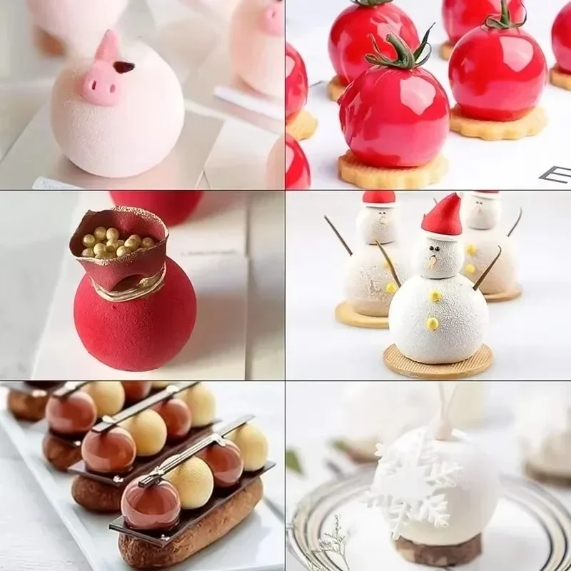 3D Küre silikon kalıp Mousse K - Kitchen Appliances Garage incelemesi ve fiyatı