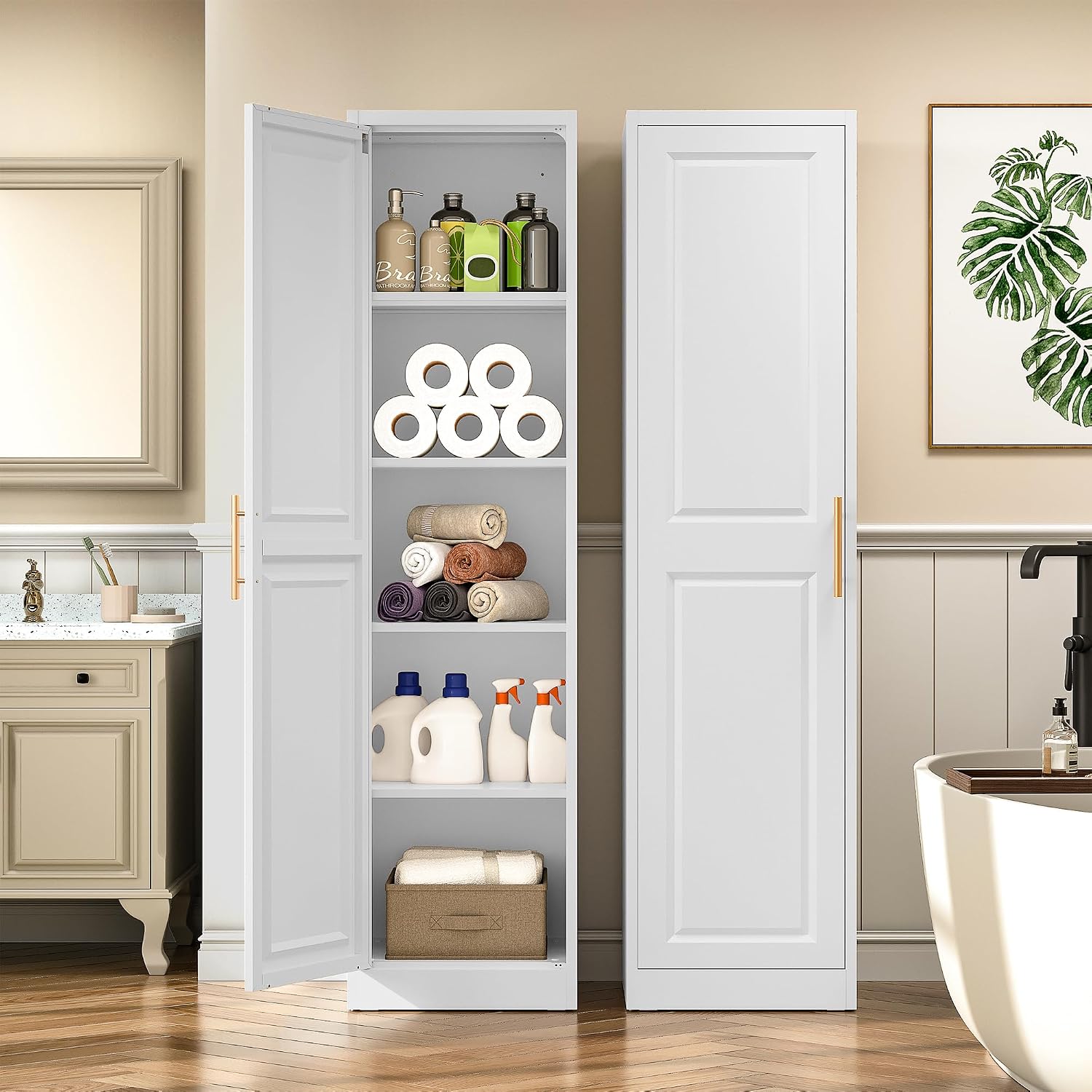 Uzun Dar Depolama Dolabı Tek K - Kitchen Appliances Organizer incelemesi ve fiyatı