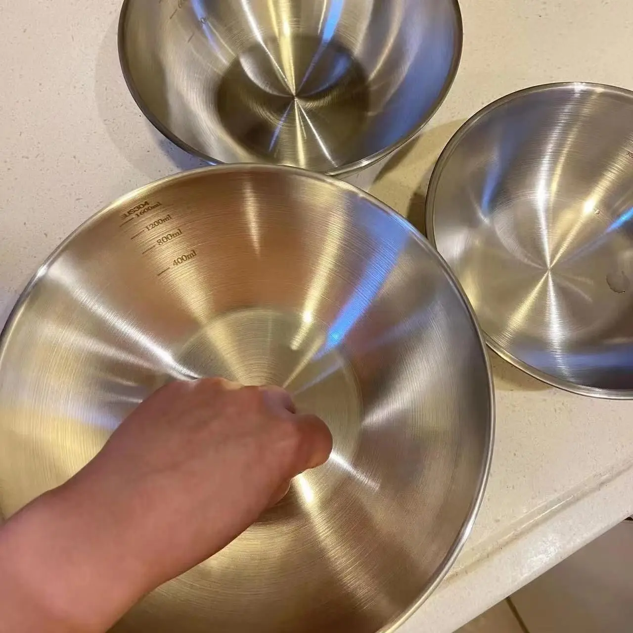 1-3 Paslanmaz Çelik Kase Seti, - Kitchen Appliances Organizer incelemesi ve fiyatı