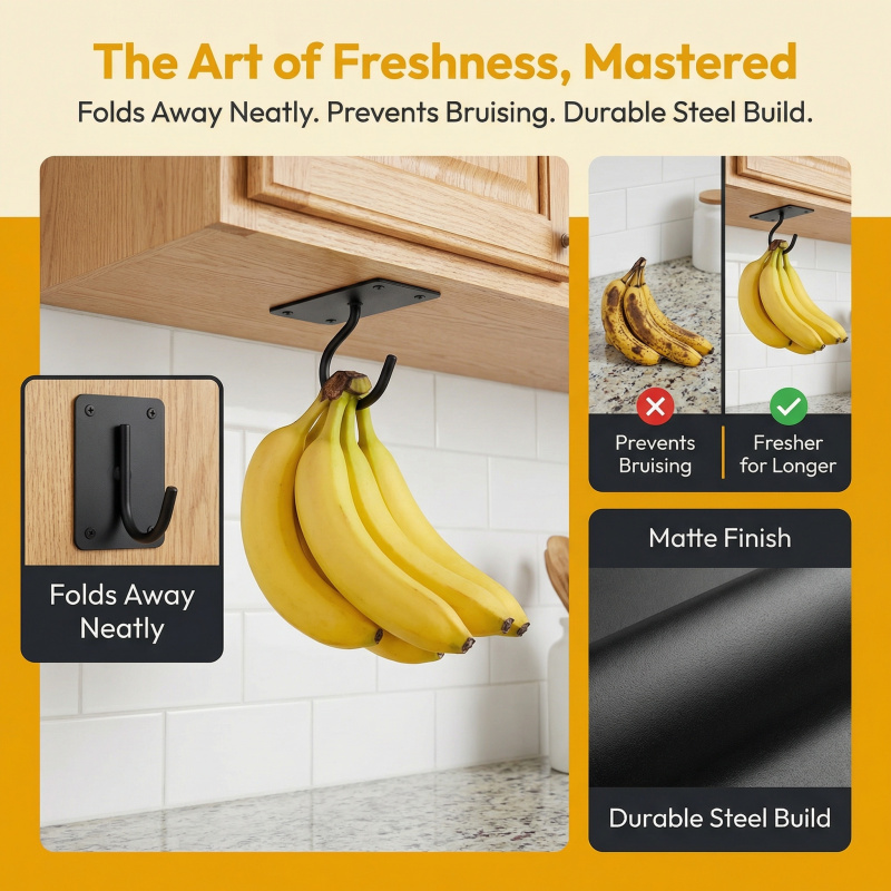 Siyah Metal Kendinden Yapışkan - Kitchen Appliances Organizer incelemesi ve fiyatı